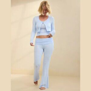 AERIE - FOLDOVER WAIST KNIT PANT - Size M